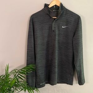 Nike Golf Tiger Woods Collection Quarter Pullover Dark Grey Medium